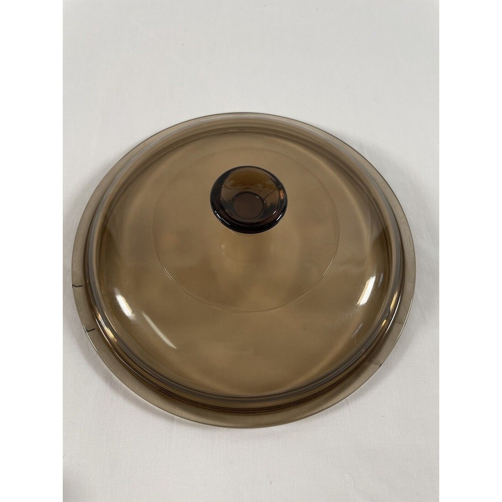 Pyrex Corning Vision V 1.5 C Amber Glass Replacement Lid Cover 23S3